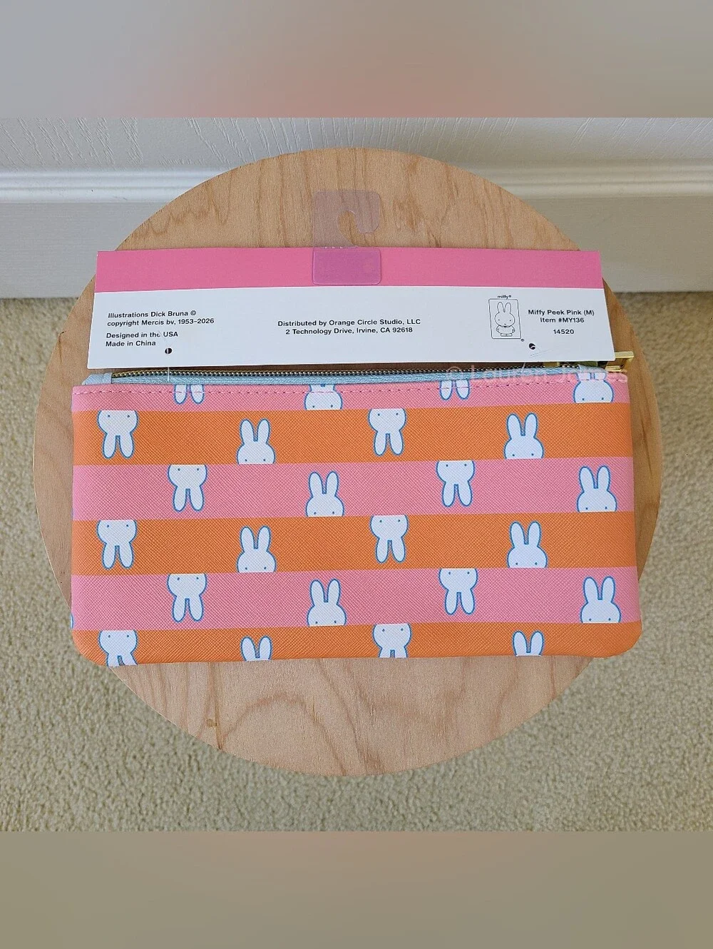 Miffy Pencil Pouch Makeup Bag Set of 4